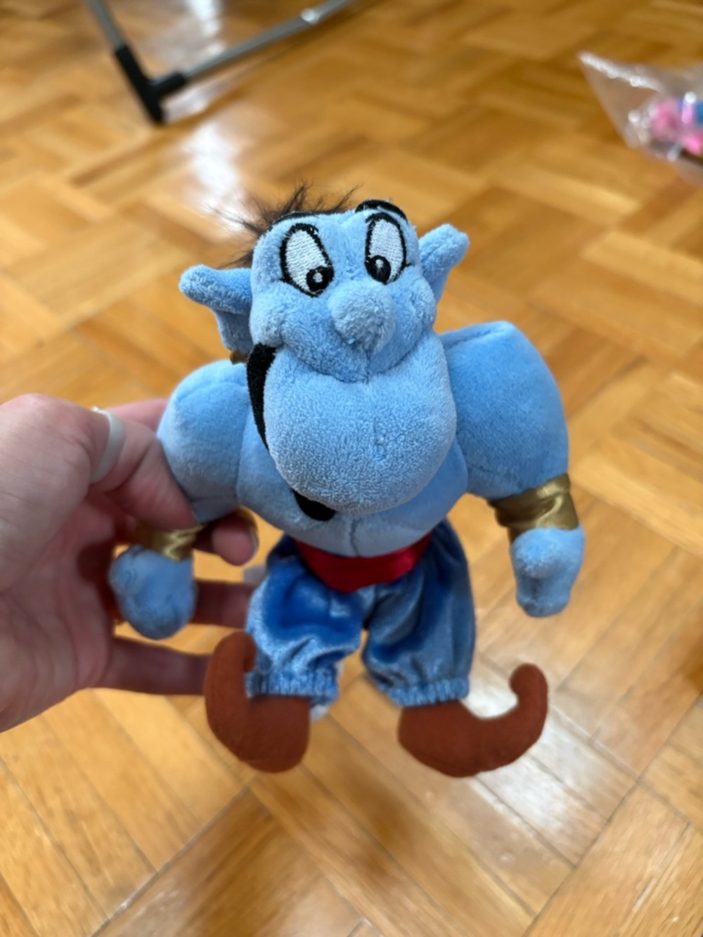 Disney Store Aladdin Genie 7” Plush Stuffed Animal Toy Walt Disney